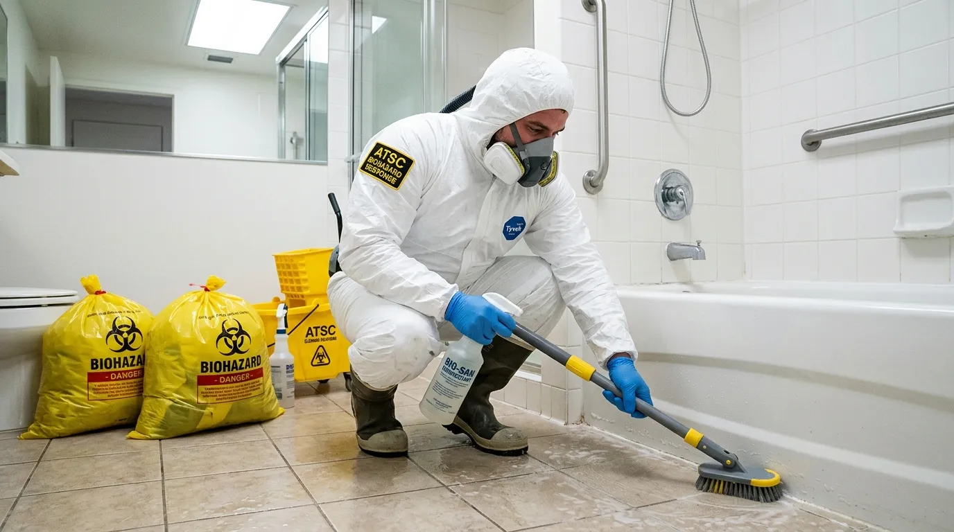 Decontamination equipment deployed for Blood Cleanup in Davidsonville